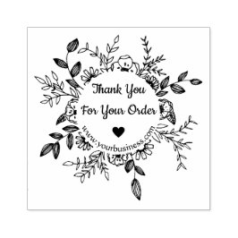 Sello De Caucho Thank You For Your Order Business