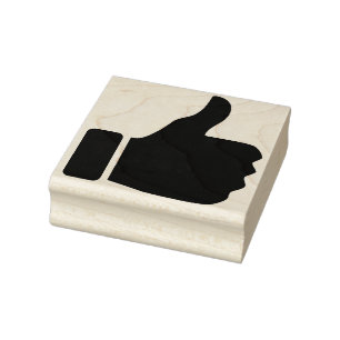 Sello De Caucho Thumbup Rubber Art Stamp