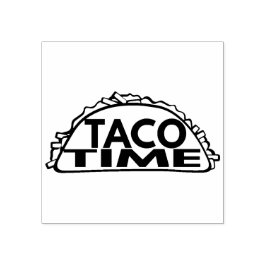 Sello De Caucho Tiempo de Taco