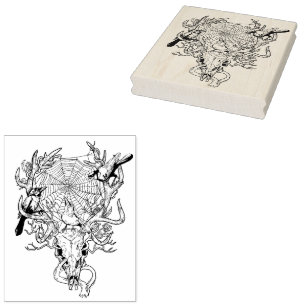 Sello De Caucho Tiempos de maravilla gótica tres