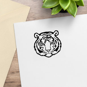 Sello De Caucho Tigre, Gato Salvaje 1x1