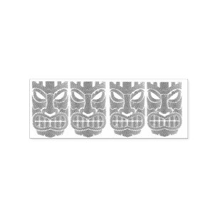 Sello De Caucho Tiki esculpe Thunder_Cove