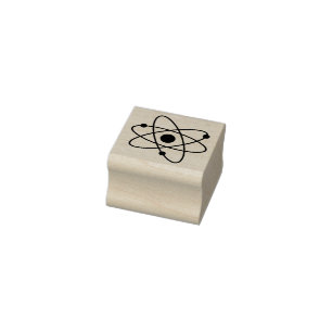 Sello De Caucho Tiny Atomic Molecule Atom Nucleus MCM