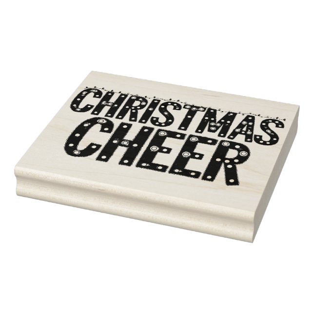 Sello De Caucho Tipografía Alegría de Navidad  (Sello)