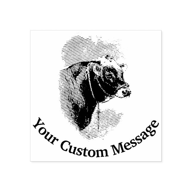 Sello De Caucho Toro personalizado (Impresión)