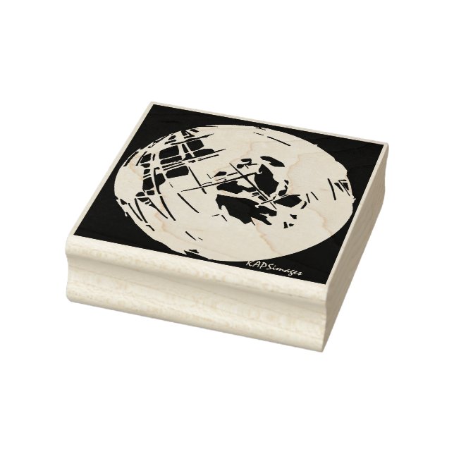 Sello De Caucho Tote de Arte Fotográfico Mundial (Sello)