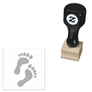 Sello De Caucho Trail Built Kids ZigZag Stamp