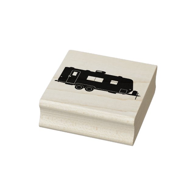 Sello De Caucho Trailer de viaje / Camper (Sello)