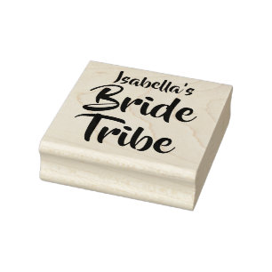 Sello De Caucho Tribu de la Novia Personalizada