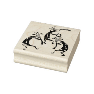 Sello De Caucho Trío del músico de KOKOPELLI + sus ideas