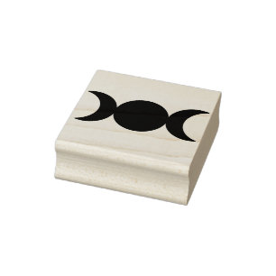 Sello De Caucho Triple marca lunar
