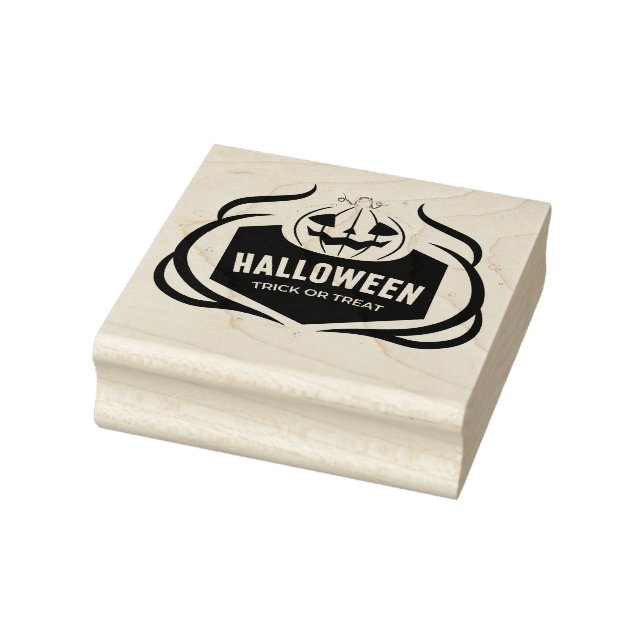Sello De Caucho Truco o trato de Halloween (Sello)