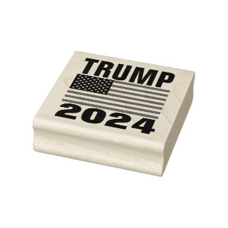 SELLO DE CAUCHO TRUMP 2024 CÁPSULA DE GOMA PATRIOTA