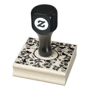 Sello De Caucho Tulip Rosa Garden Save the Date Boda first