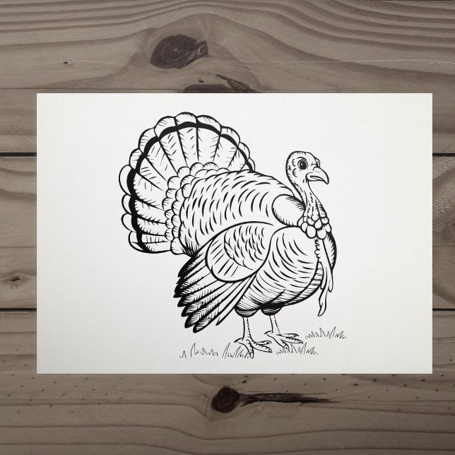 Sello De Caucho Turquía (Turkey Rubber Stamp)