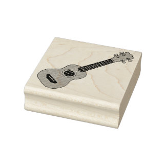 Sello De Caucho Ukulele