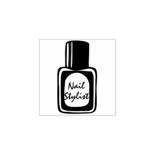 Sello De Caucho Uñas Postizas de Manicura