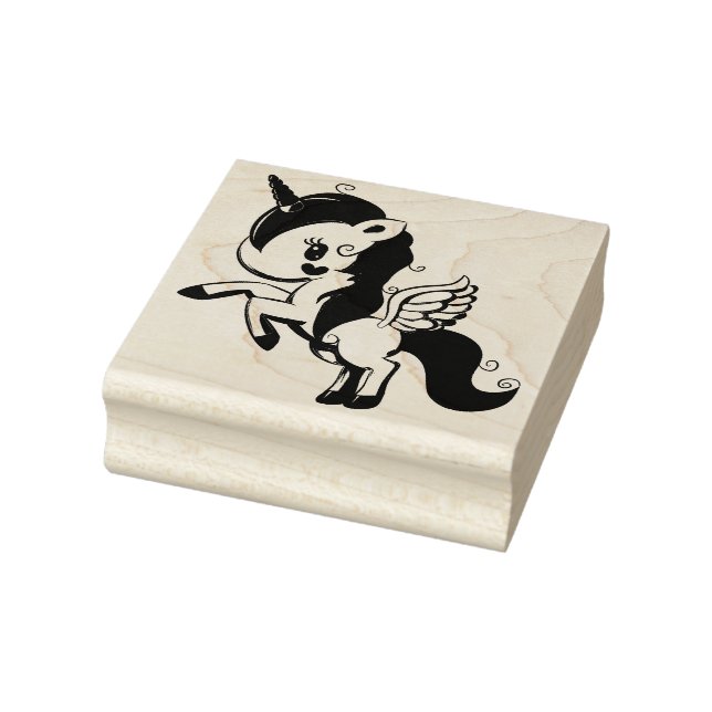 Sello De Caucho Unicornio (Sello)
