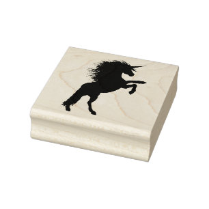 Sello De Caucho Unicornio
