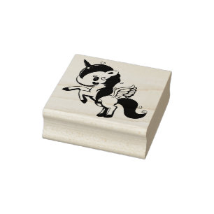 Sello De Caucho Unicornio