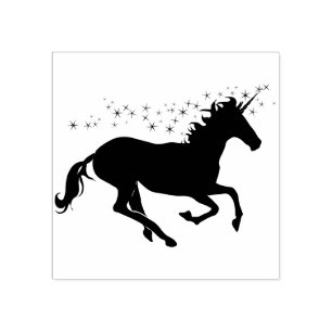 Sello De Caucho unicornio mágico