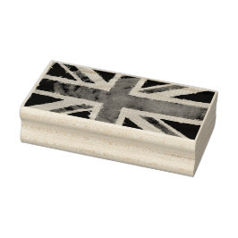 Sello De Caucho UNION JACK FLAG grunge + tu idea