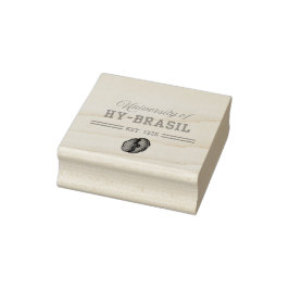 Sello De Caucho University of Hy-Brasil, Est. 1325