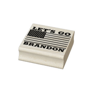 SELLO DE CAUCHO VAMOS A BRANDON RUBBER STAMPS