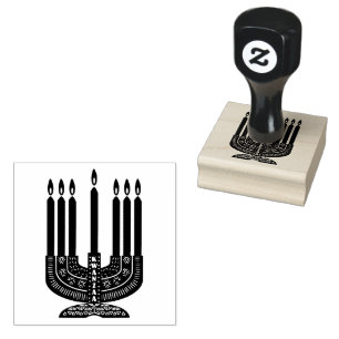 Sello De Caucho Velas de Kwanzaa   Símbolos de Kwanzaa