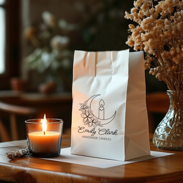 Sello De Caucho Velas personalizadas de flor lunar hechas a mano,  (Subido por el creador)