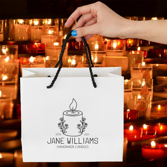 Sello De Caucho Velas personalizadas hechas a mano, grandes (Subido por el creador)