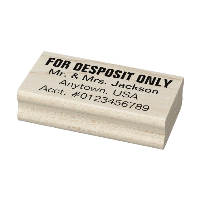 Sello De Caucho Verificar Endoso (Sello)