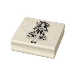 Sello De Caucho Victorian Porcelain Doll Stamp