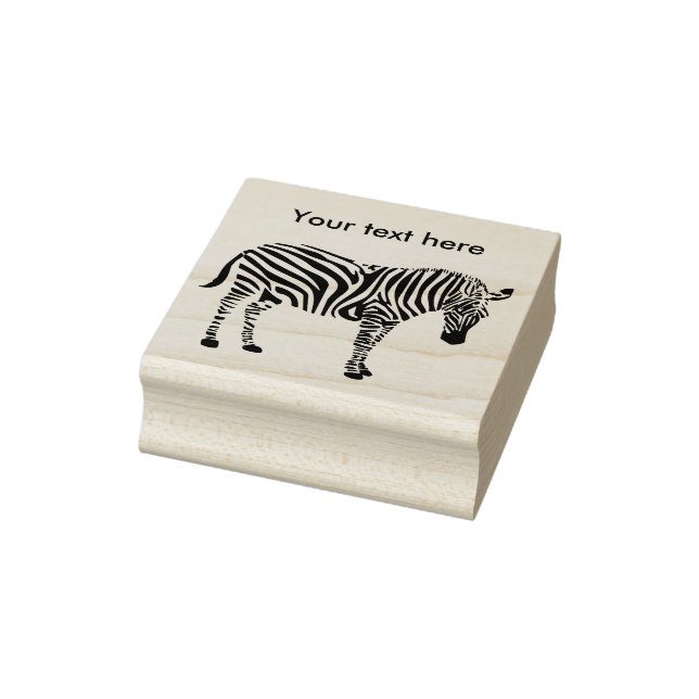 Sello De Caucho Vida silvestre Guay Zebra (Sello)