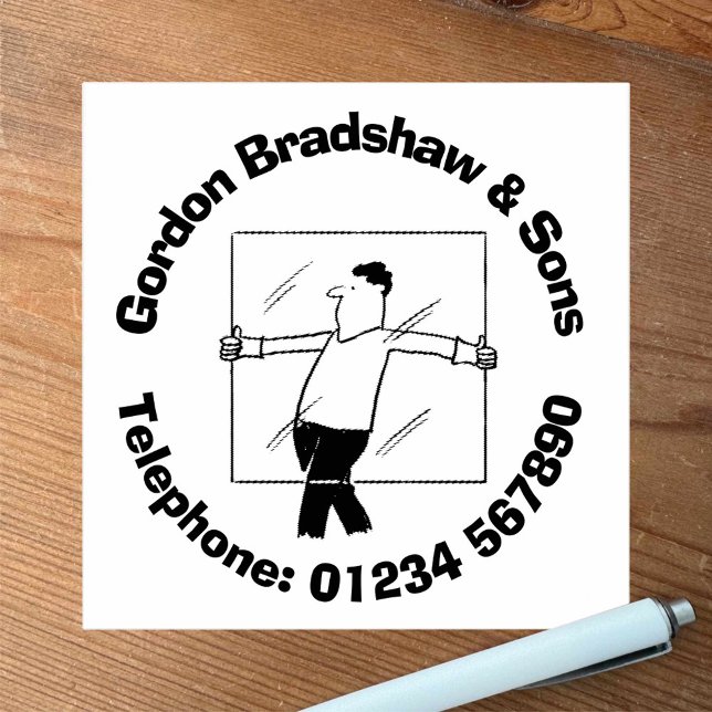 Sello De Caucho Vidrio y cristal de Windows para el cristal. (Subido por el creador)