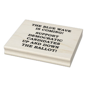 SELLO DE CAUCHO ¡VIENE LA OLA AZUL!