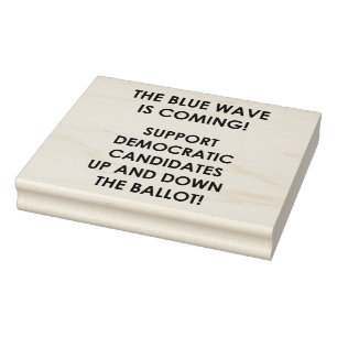 SELLO DE CAUCHO ¡VIENE LA OLA AZUL!