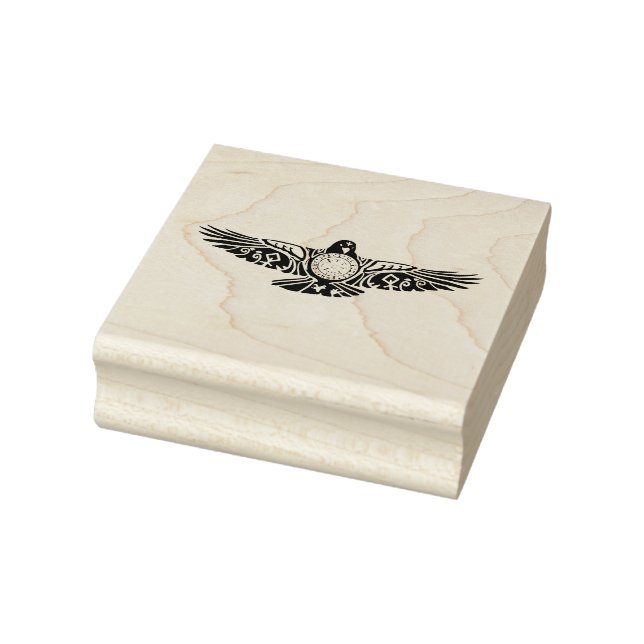 Sello De Caucho Viking Rune Raven (Sello)