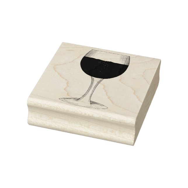 Sello De Caucho Vino Rojo Vidrio Merlot Cabernet Malbec Winery (Sello)