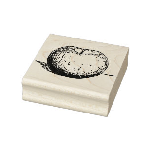 Sello De Caucho Vintage Apple