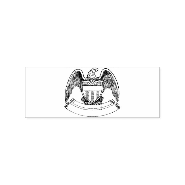 Sello De Caucho Vintage Patriótica Eagle PlaqueThunder_Cove (Impresión)