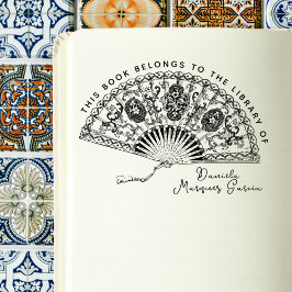 Sello De Caucho Vintage Personalizado español de fans