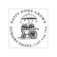 Vintage Style Fllower Cart Home Grown Plants