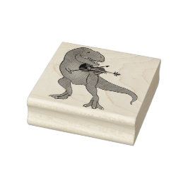 Sello De Caucho Violín T-Rex