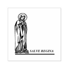 Sello De Caucho Virgen María Católica Religiosa Bendita Madre