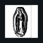 Sello De Caucho Virgen María Guadalupe Católica Mexicana<br><div class="desc">Hermoso diseño religioso de Nuestra Señora de Guadalupe,  la Santa Virgen María de México.</div>