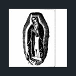 Sello De Caucho Virgen María Guadalupe Católica Mexicana<br><div class="desc">Hermoso diseño religioso de Nuestra Señora de Guadalupe,  la Santa Virgen María de México.</div>
