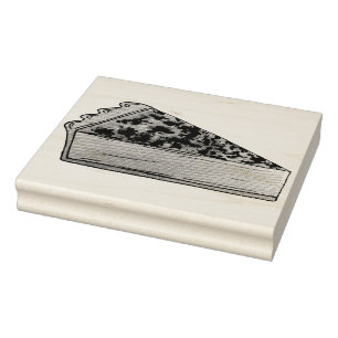 Sello De Caucho Virginia Chess Pie Southern US Cuisine Dessert