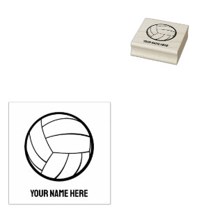 Sello De Caucho Voleibol auto-emparentado