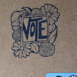 SELLO DE CAUCHO VOTACIÓN